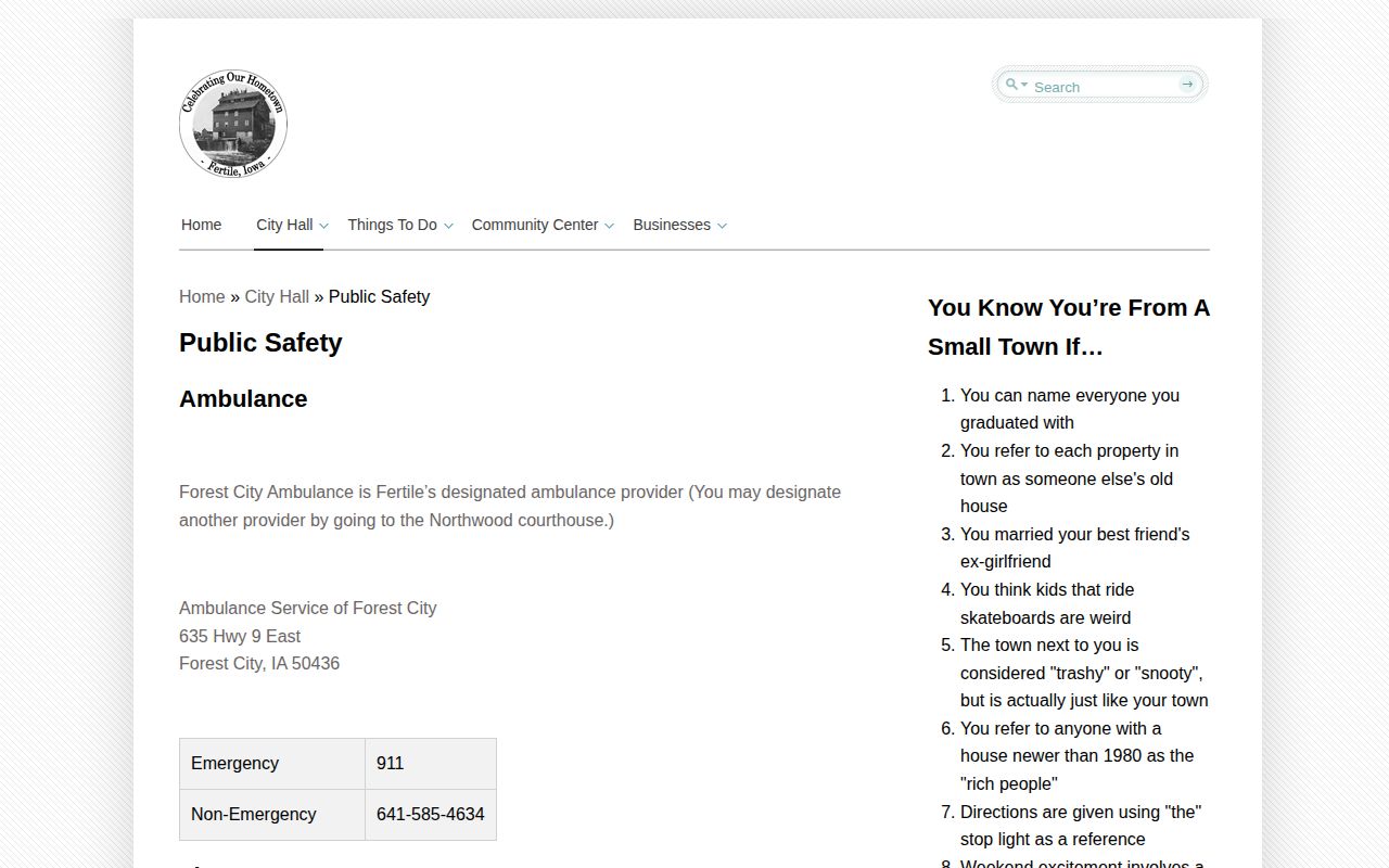 Fertile Worth County sheriff patrol and arrest records source